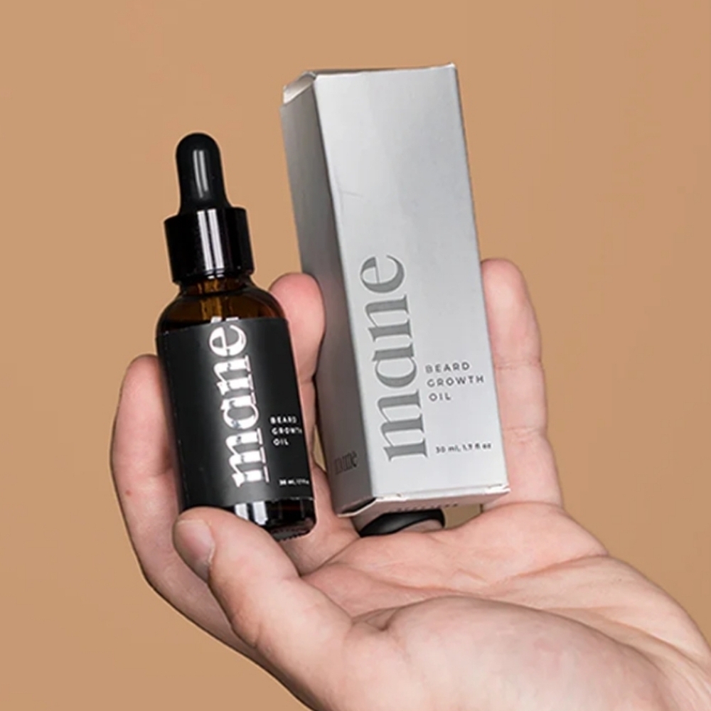 NWT‎ Mane Beard Growth Oil 1.7 Fl Oz Full Size